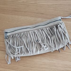 Love Moschino Fringe Clutch